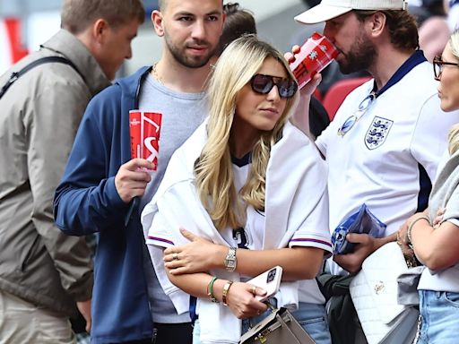 England Wags including Love Island star look tense ahead of quarter-final