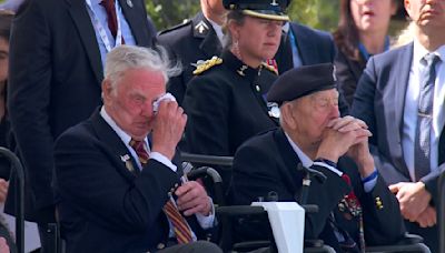 Tears for their fallen comrades: D-Day veterans weep on anniversary