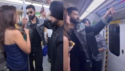 Bad Newz movie: Vicky Kaushal, Triptii Dimri, Ammy Virk take Delhi metro, watch video
