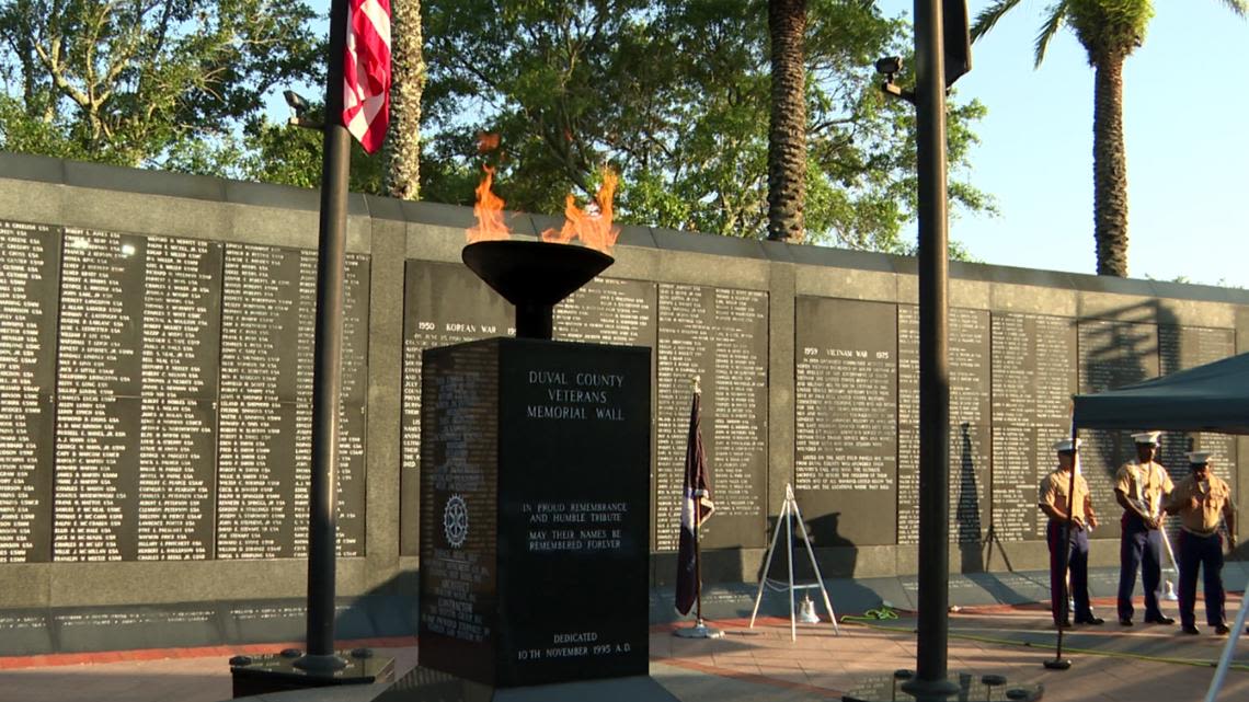 'We are in your debt': Fallen service members honored during Memorial Day observance in Jacksonville