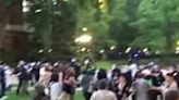 US: Protesters And Police Clash During Removal Of Encampment At University Of Michigan 3