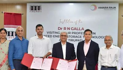 Amara Raja Energy & Mobility partners with IIT Tirupati for advanced energy storage technologies - ET Auto