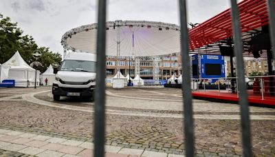 Cerradas varias 'fan zone' de la Eurocopa 2024 en Alemania por alerta de tormentas