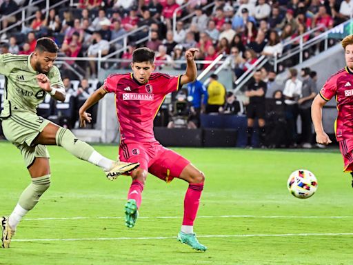 Denis Bouanga scores two goals to help LAFC beat St. Louis 2-0