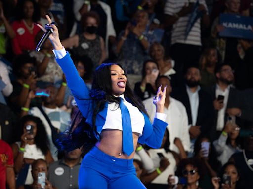 Megan Thee Stallion defends twerking at Kamala Harris rally