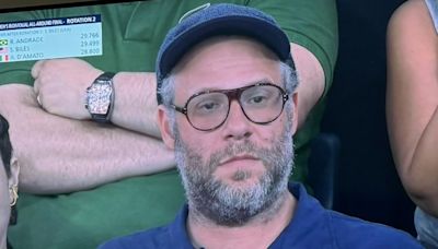 Mood: Seth Rogen at the Olympics, the antidote to your summer malaise