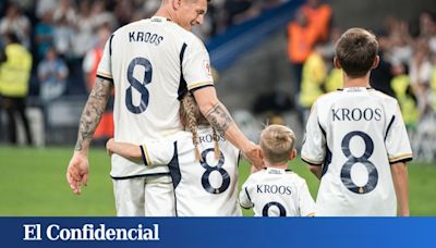 Toni Kroos se rompe en su adiós del Real Madrid en el Bernabéu: "Mis hijos me han matado"