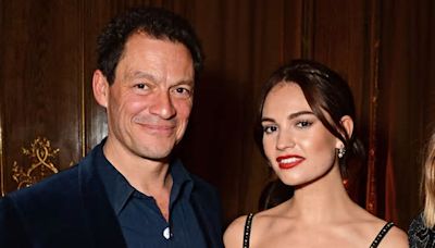 Dominic West admits 2020 photos with Lily James were 'deeply stressful' for his wife