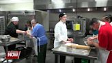 FANS from Allen County Board of DD learn how to make pot pies thanks to Apollo culinary students