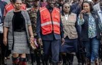 President of Kenya William Ruto visited the scene of floods and landslides in Mai Mahiu