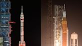 China and NASA are racing to the moon. Side-by-side photos hint NASA has the edge, but China's secrecy makes the race hard to call.