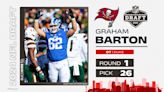 2024 NFL draft grades: Buccaneers pick OL Graham Barton at No. 26 overall