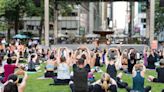 Free outdoor yoga classes return to Bryant Park this summer