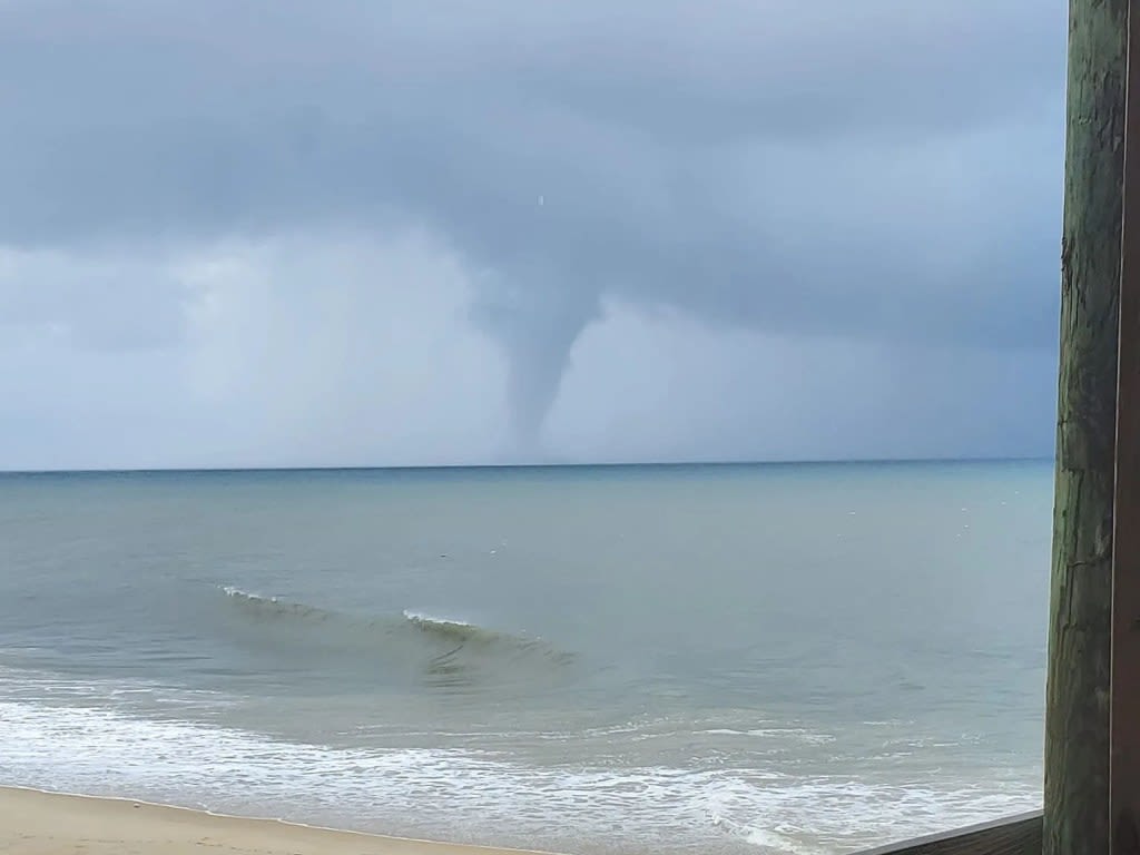 Waterspout in Kill Devil Hills damages Avalon Pier, tosses people and beach gear