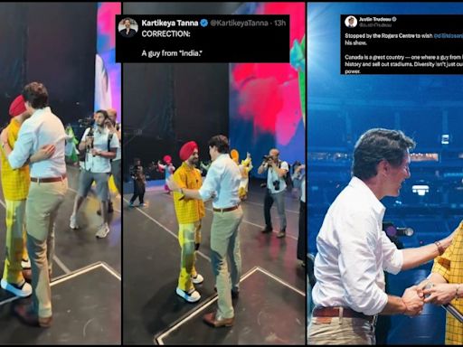 Canadian PM Justin Trudeau hugs Diljit Dosanjh, calls him 'Punjabi singer', stirs new controversy