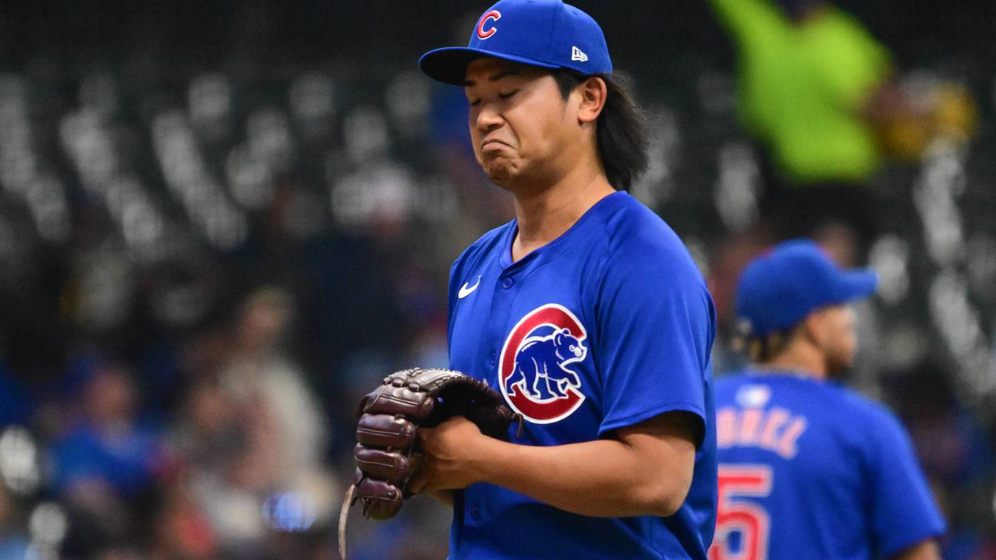 Cubs rookie Shōta Imanaga falls back to earth, allows 7 ER in loss to Brewers following historic MLB start