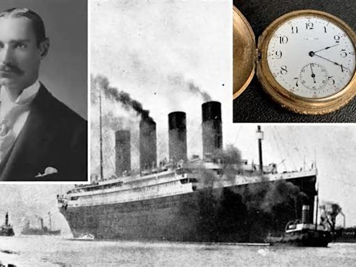 El reloj de oro del viajero más rico del Titanic iguala un récord al venderse por 1,4 millones de euros
