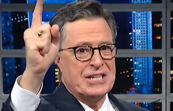 Stephen Colbert Spots Trump Suck-Up's Truly Awkward 'Freudian Slip'