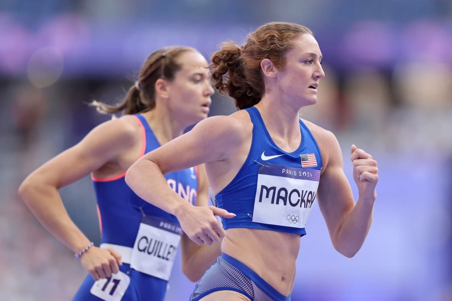 U-E grad Emily Mackay advances in first round of women’s 1500 meter race at Olympics