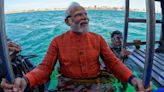 Watch: Narendra Modi dives to pray at ‘lost’ underwater temple