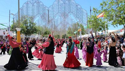 Baile y flamenco en una espectacular inauguración de la Feria de Rota