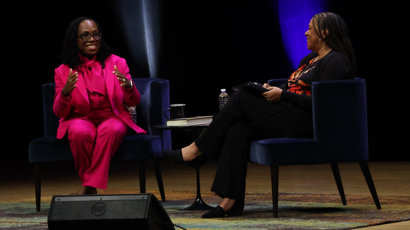 US Supreme Court Justice Ketanji Brown Jackson joins WABE in Atlanta for memoir book tour