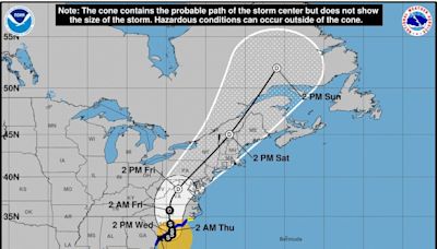 Tropical Storm Debby's path moves west. Here's how Delaware is impacted