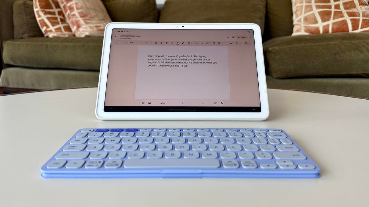 Logitech's Keys-to-Go 2 Keyboard Grows Up but Is Still Lightweight and Slim