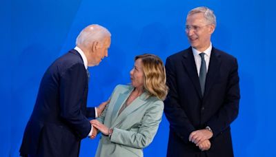 Watch: Giorgia Meloni Rolls Eyes As Biden Is Late For NATO Summit