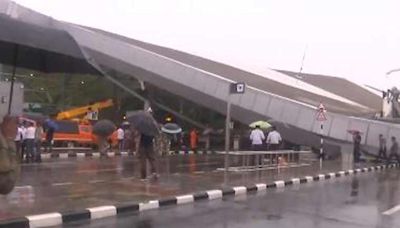 Watch: Roof of Delhi airport's Terminal-1 collapses; 6 hurt