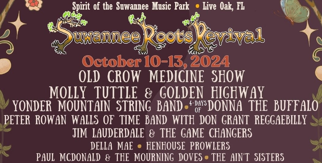 Suwannee Roots Revival Adds Molly Tuttle & Golden Highway, Plus More to Final 2024 Artist Lineup