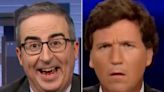 'WOW!': John Oliver 'Can't Believe' What He Just Learned About Tucker Carlson