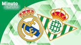 El Real Madrid - Betis de LaLiga, en directo: Vieites, titular y Fekir, al banquillo