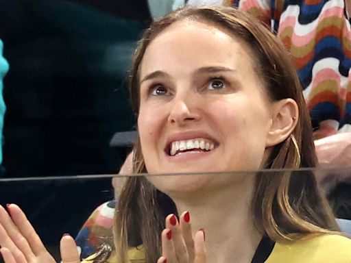 Natalie Portman stuns in a yellow coord as she attends 2024 Olympics
