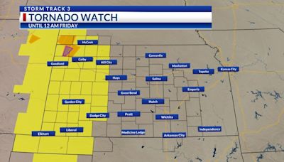 Storm reports: Tornado confirmed in northwest Kansas Thursday