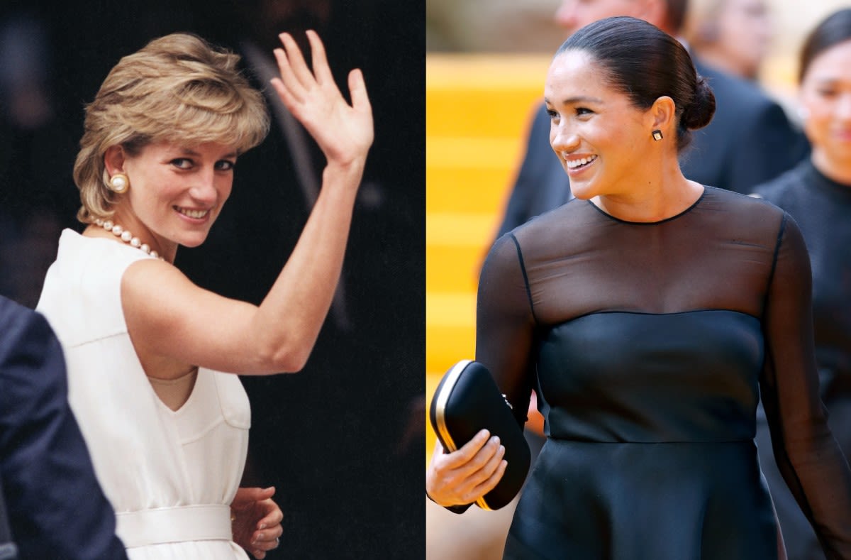 Meghan Markle Shines Wearing Sentimental Piece of Princess Diana's Jewelry Gifted to Her by Prince Harry