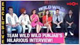 Sunny Singh, Varun Sharma, Manjot Singh, and Jassie Gill of Team Wild Wild Punjab play a fun game!