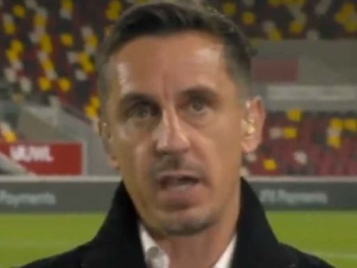 Gary Neville issues brutal response to footage of him slamming Arsenal