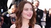 Emma Stone Dances Atop the Cannes Red Carpet In a Plunging Disco Dress