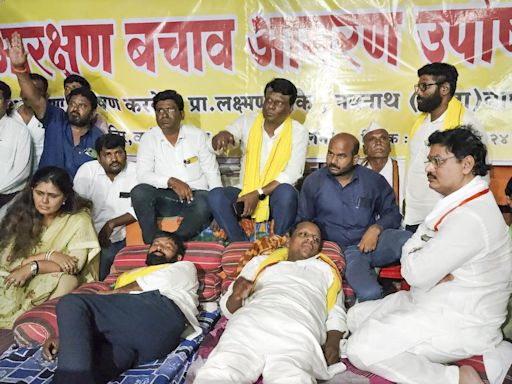 OBC activists’ counter-protest against Maratha activist continues in Maharashtra’s Jalna