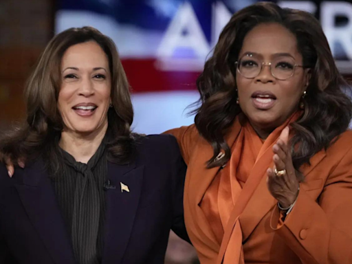 Did Kamala Harris use a teleprompter in an interview with Oprah Winfrey? Here's the truth