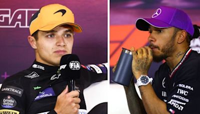 Lando Norris sparks backlash as McLaren star caught snapping at Lewis Hamilton