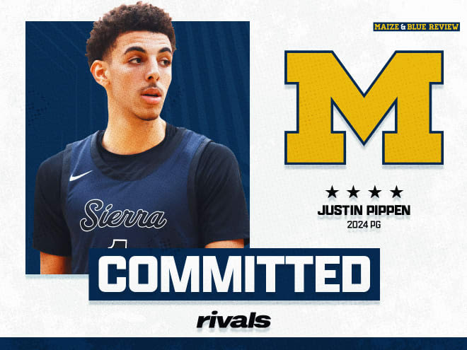 2024 Four-star guard Justin Pippen commits to Michigan