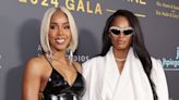 Kelly Rowland Sizzles in Black Latex Dress as She Helps Honor Ciara at Jhpiego Laughter is the Best Medicine Gala 2024