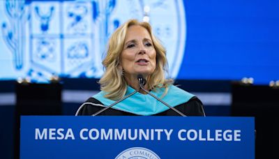 Jill Biden calls for free community college while giving keynote speech at MCC graduation