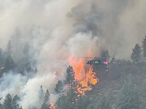 Davis Fire south of Reno still raging as Red Flag Warning goes into effect