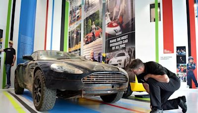 Richard Hammond's 'Desert DB9' and 'Oliver' feature at new DriveTribe exhibition in Somerset