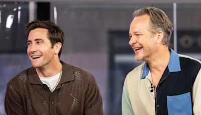 In-laws Jake Gyllenhaal and Peter Sarsgaard say ‘it’s a joy’ working together on new TV series