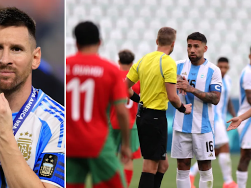 Lionel Messi blasts Olympics officials after chaos in Argentina vs Morocco match