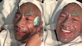 Dwayne Johnson Shows Off 'Unicorn Poo' Facial From Daughters